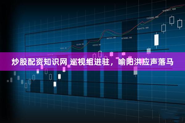 炒股配资知识网 巡视组进驻，喻阳洪应声落马