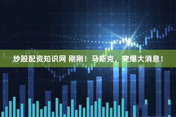 炒股配资知识网 刚刚！马斯克，突爆大消息！