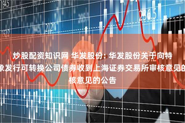 炒股配资知识网 华发股份: 华发股份关于向特定对象发行可转换公司债券收到上海证券交易所审核意见的公告