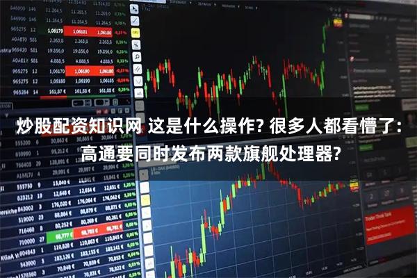 炒股配资知识网 这是什么操作? 很多人都看懵了: 高通要同时发布两款旗舰处理器?