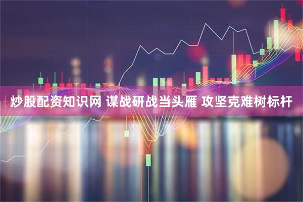 炒股配资知识网 谋战研战当头雁 攻坚克难树标杆