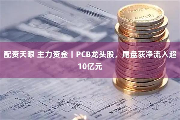 配资天眼 主力资金丨PCB龙头股，尾盘获净流入超10亿元